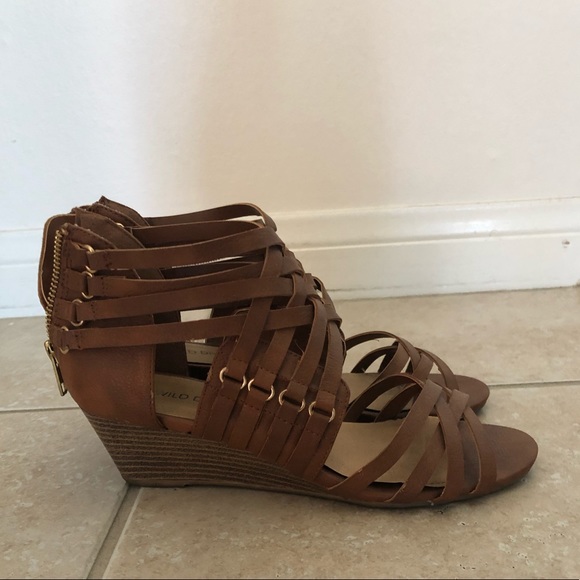 gladiator wedge shoes